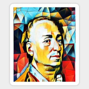 Denis Diderot Abstract Portrait | Denis Diderot Artwork 2 Magnet